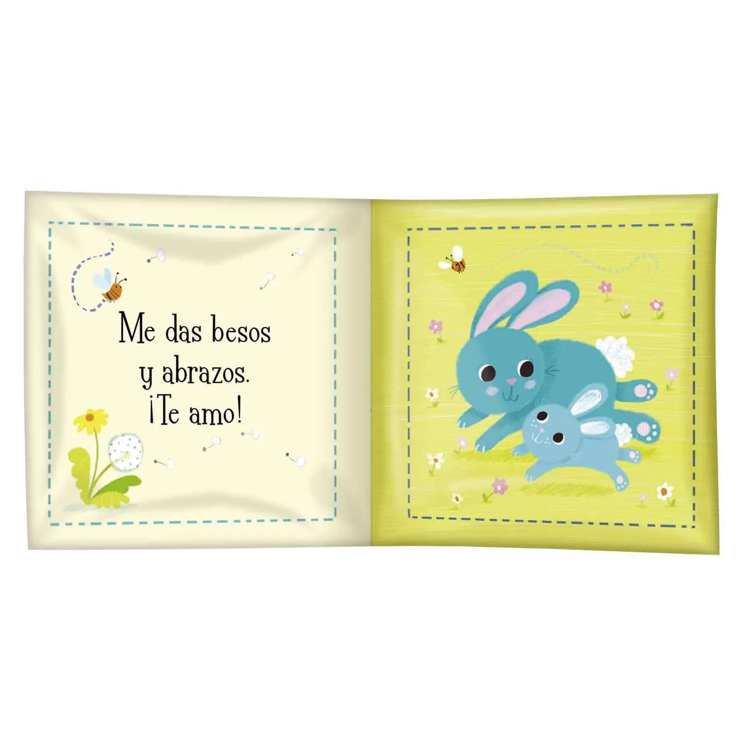 Te Amo Conejito, Libro de Tela - Imagen 3