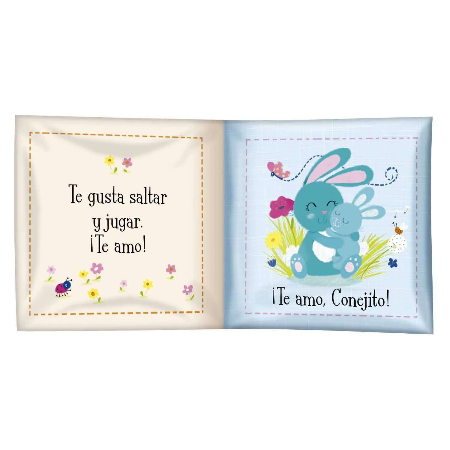 Te Amo Conejito, Libro de Tela - Imagen 4
