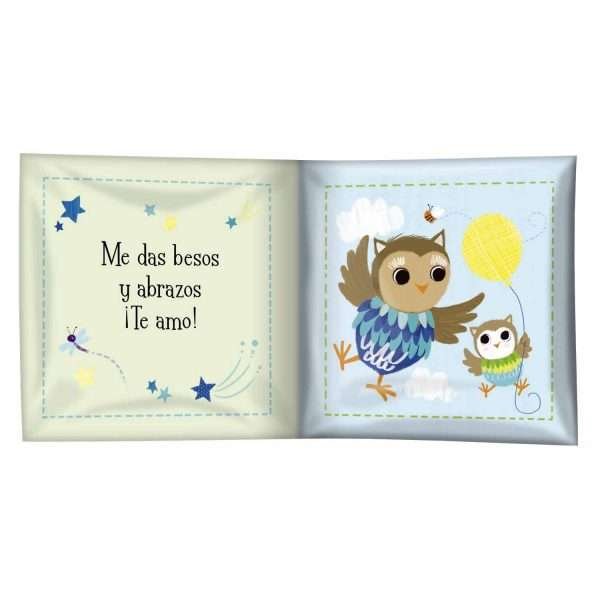Te Amo Lechuza, Libro de Tela - Imagen 3