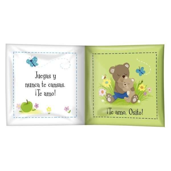 Te Amo Osito, Libro de Tela - Imagen 2