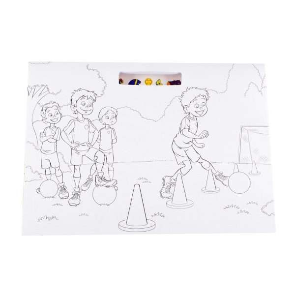Fútbol actividades para colorear - Imagen 3