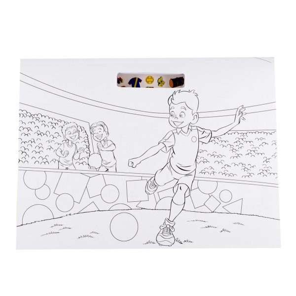 Fútbol actividades para colorear - Imagen 4