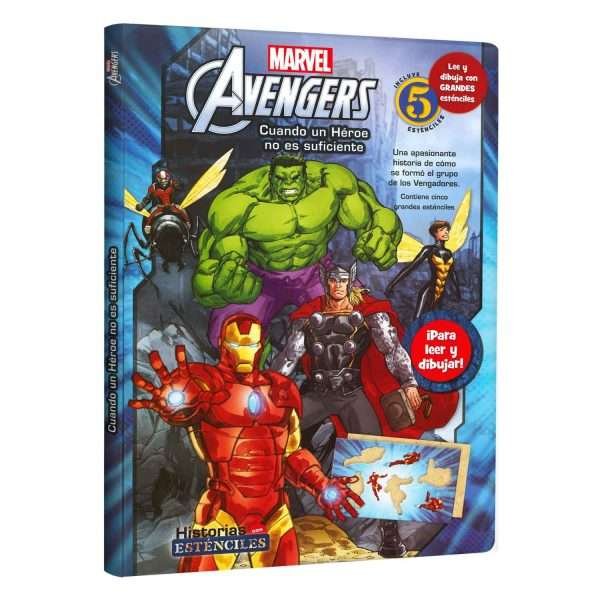 Historias con Esténciles Marvel Avengers, cuando un Héroe no es Suficiente