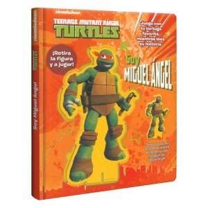 Soy Miguel Ángel – Turtles Ninja,  libro + figura base