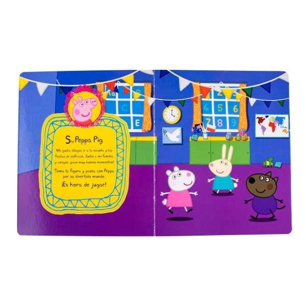 Soy Peppa Pig, libro + figura base - Imagen 3
