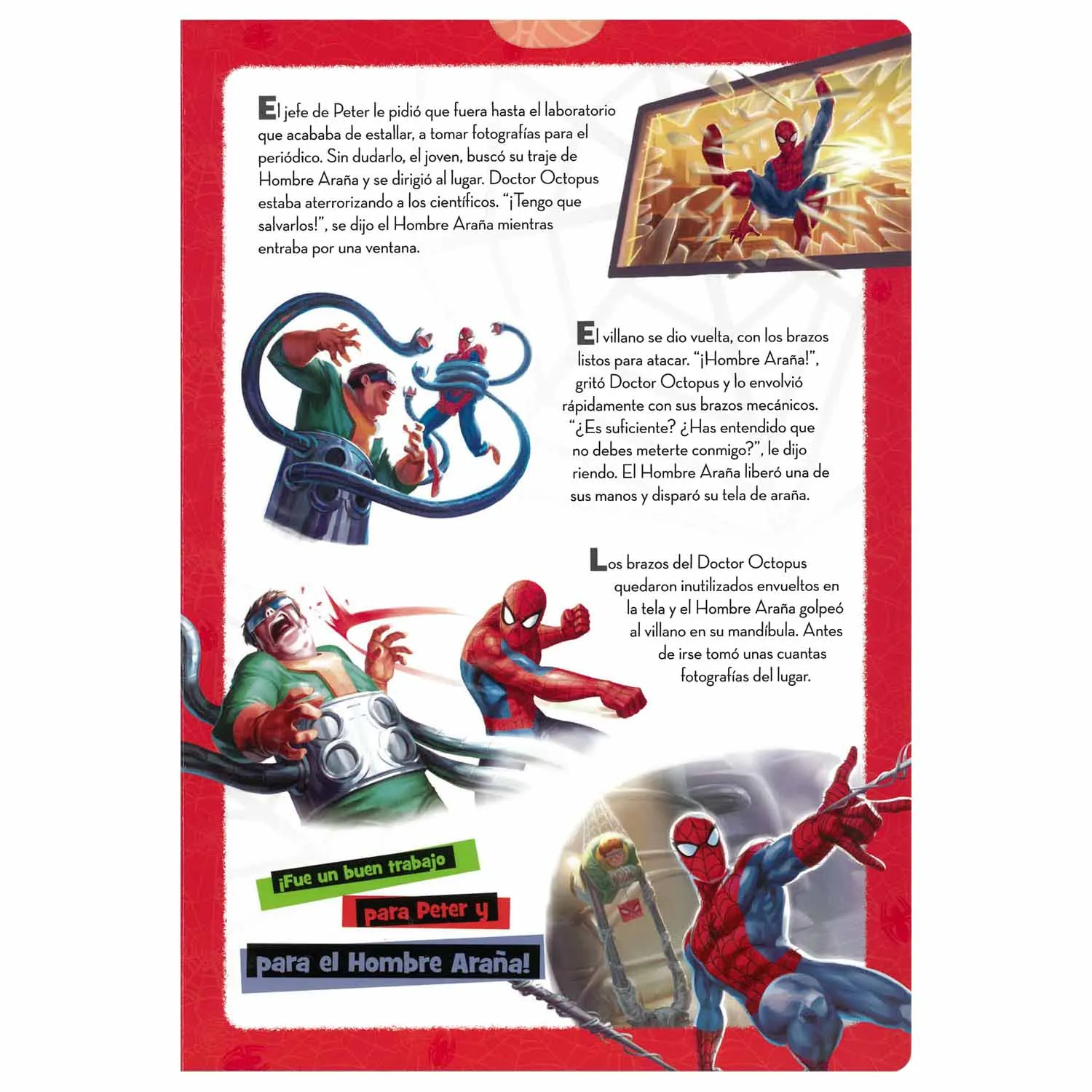 Historias con Esténciles Marvel Spiderman contra Los Villanos - Imagen 2