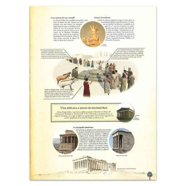 Gran Libro visual en 3D Antigua Grecia - Imagen 3