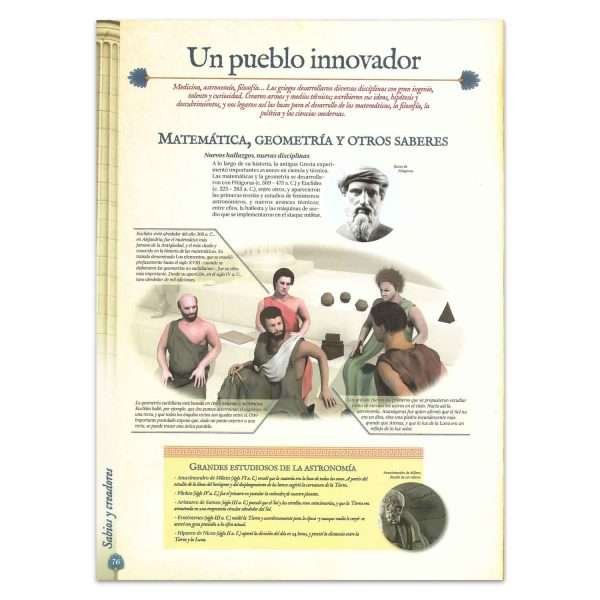 Gran Libro visual en 3D Antigua Grecia - Imagen 4