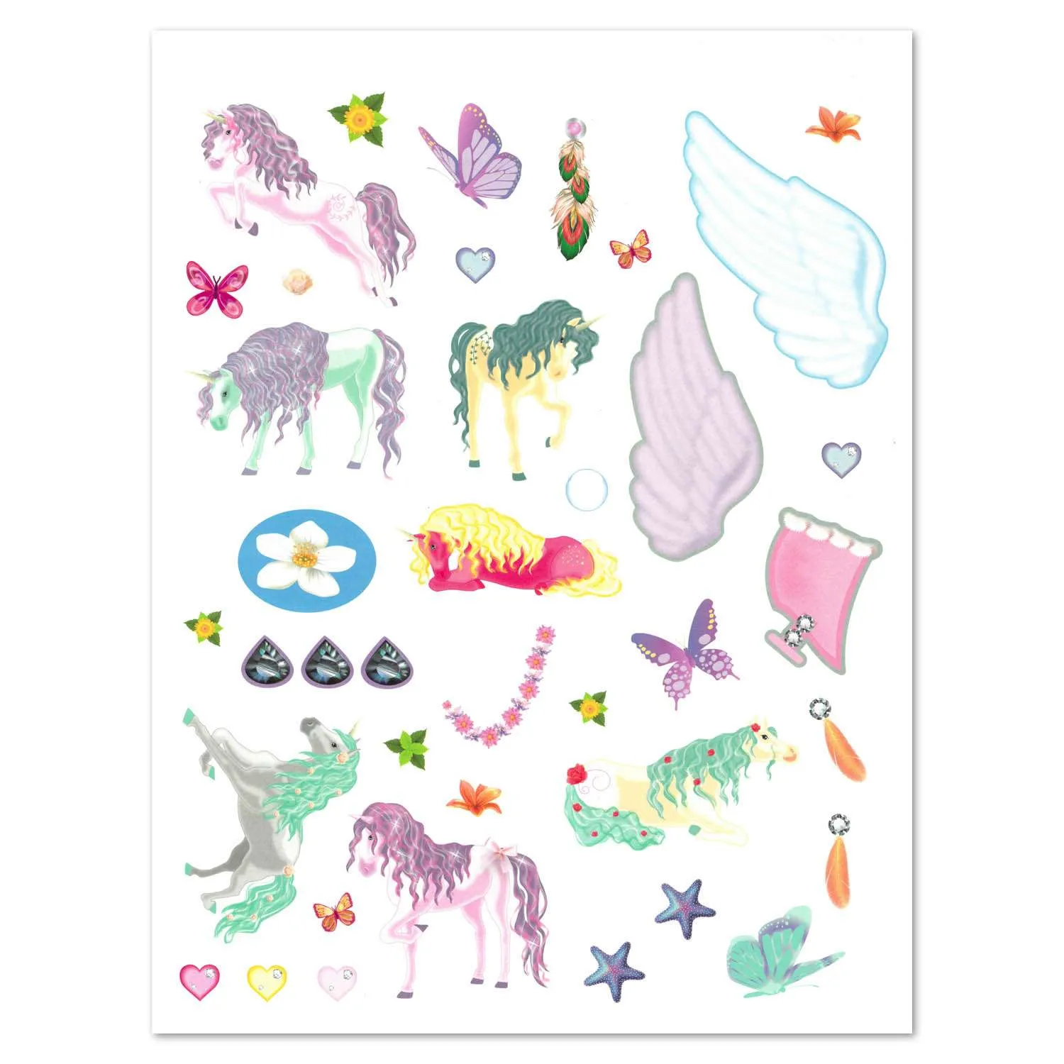 Unicornios con Pegatinas - Imagen 2