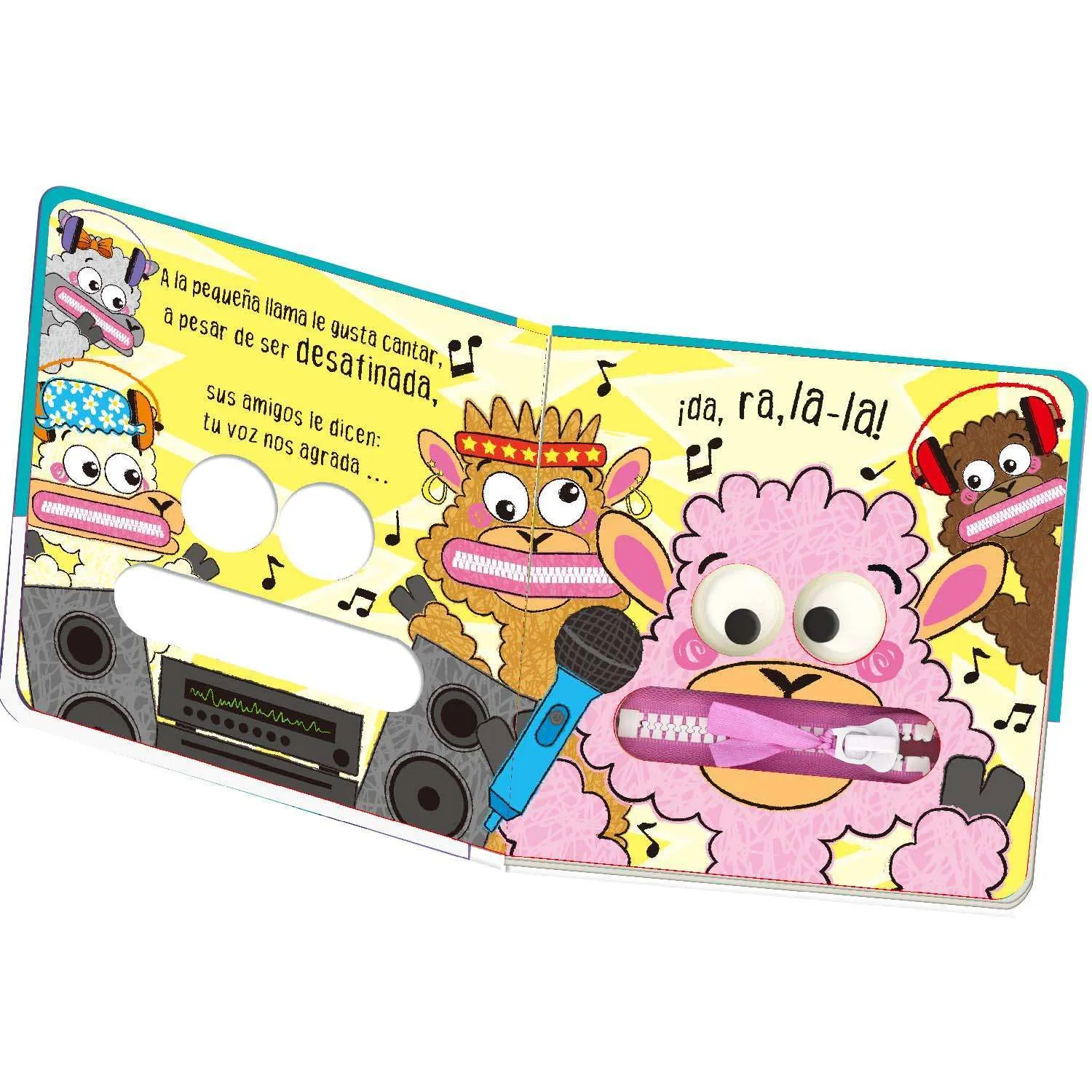 ¡La la Llamas! - Libro con Cremallera y Ojos Movibles - Imagen 2