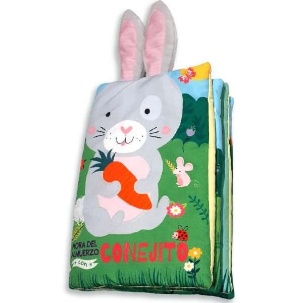 Hora del Almuerzo con Conejito - Libro Almohada - Imagen 2