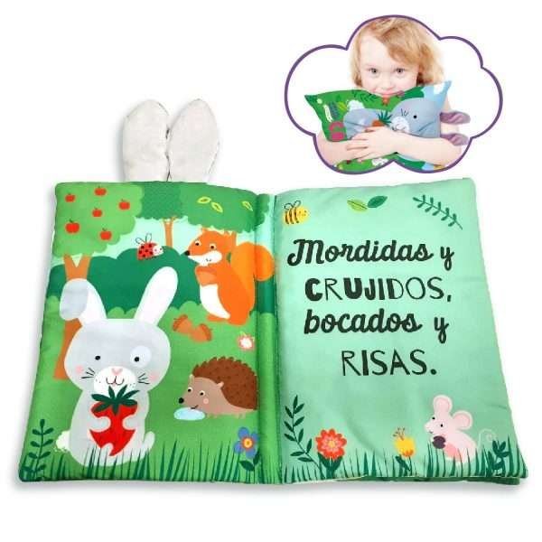 Hora del Almuerzo con Conejito - Libro Almohada - Imagen 3