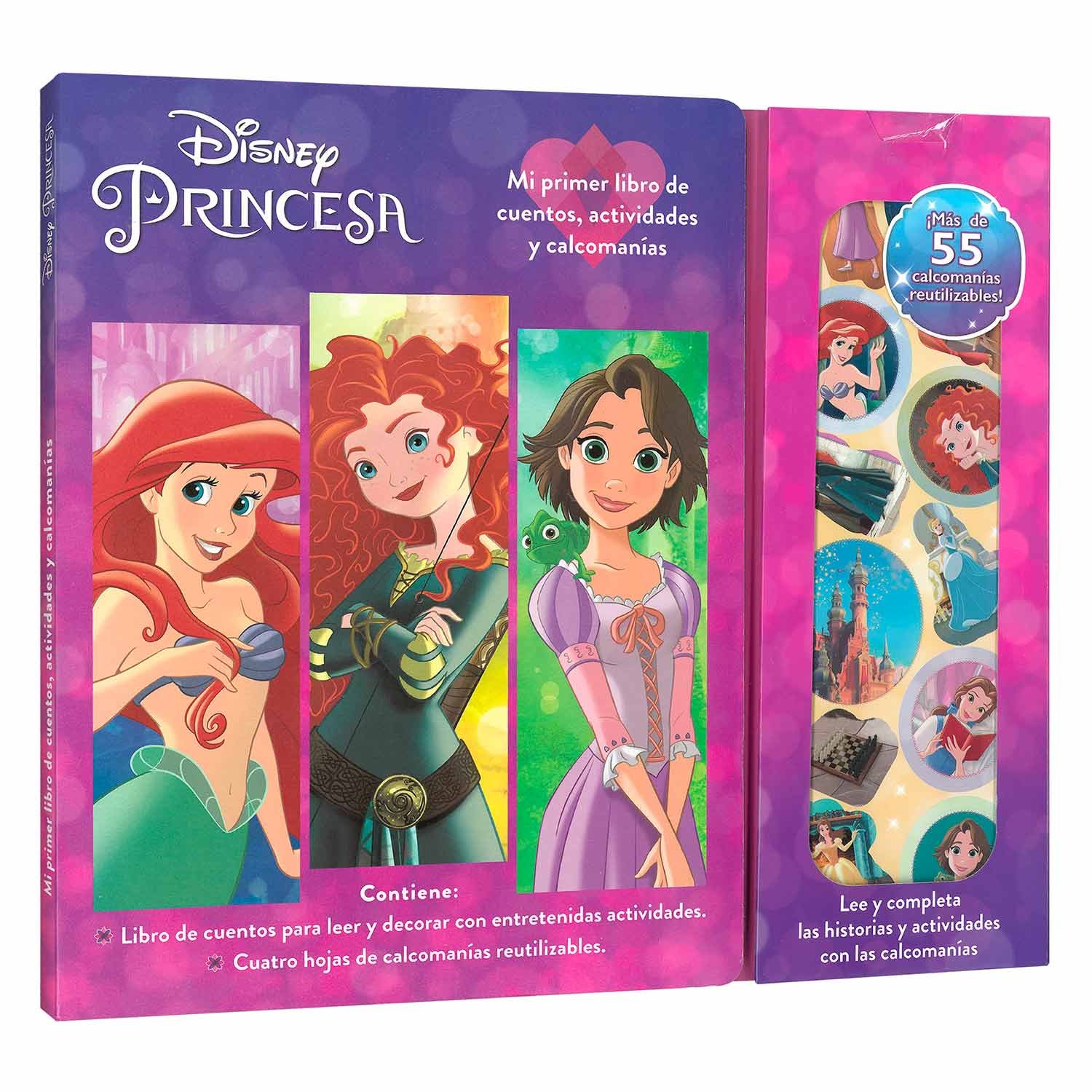 Disney Princesas Libro de Cuentos, Actividades y Calcomanías