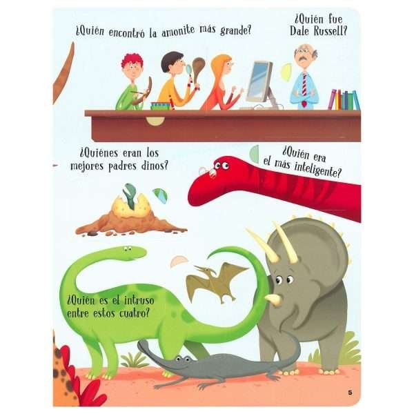 Dinosaurios - Libro Levanta Tapitas - Imagen 3