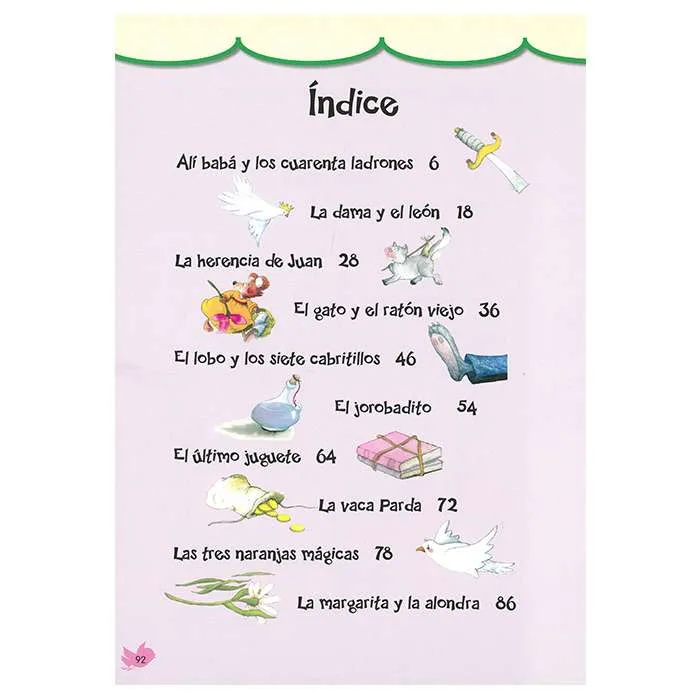 Páginas interiores del libro