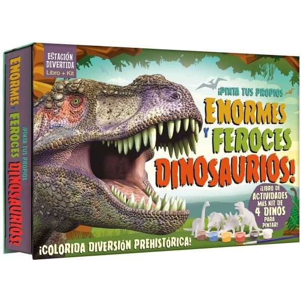 Pinta tus Propios Enormes y Feroces Dinosaurios